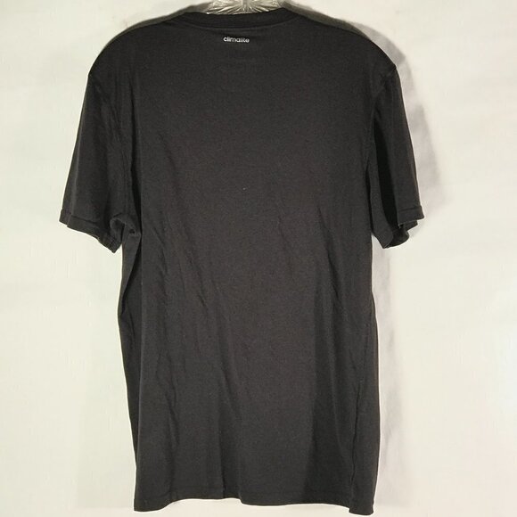 ADIDAS Men Medium Black Workout Athletic Tee Short Sleeve T Shirt - Picture 6 of 7